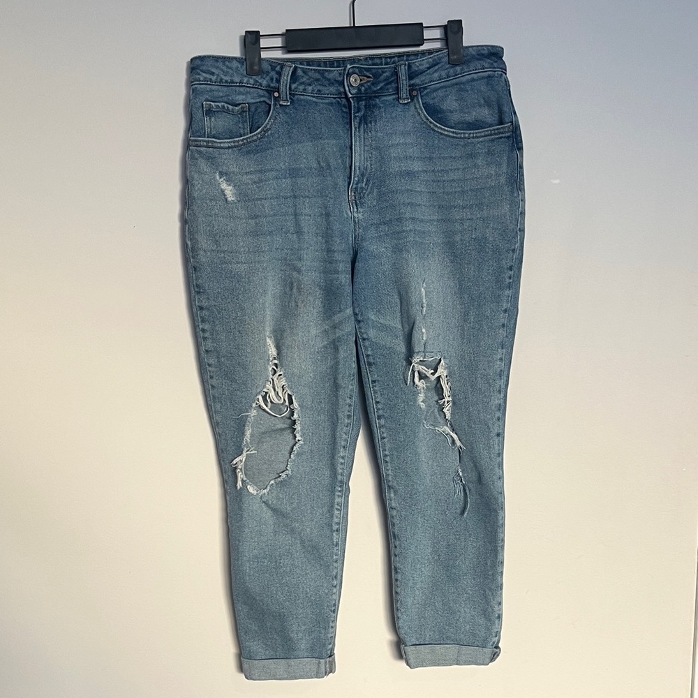 Rewash Distressed Blue Women's Jeans Size 13
